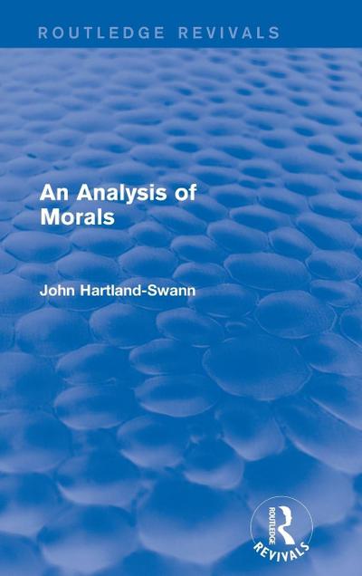 An Analysis of Morals