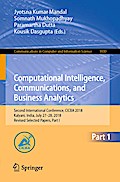 Computational Intelligence, Communications, and Business Analytics