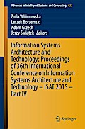 Information Systems Architecture and Technology: Proceedings of 36th International Conference on Information Systems Architecture and Technology - ISAT 2015 - Part IV