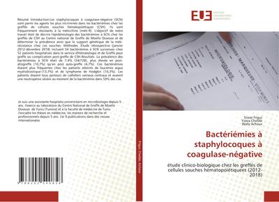 Bactériémies à staphylocoques à coagulase-négative