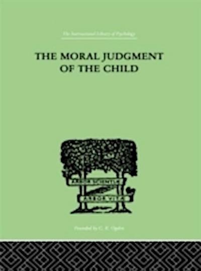 Moral Judgment Of The Child