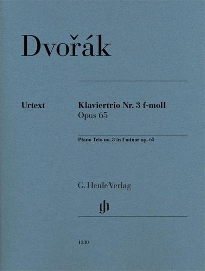 Antonín Dvorák - Klaviertrio Nr. 3 f-moll op. 65