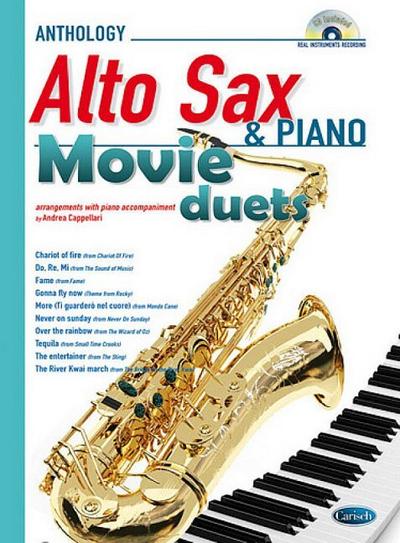 Movie Duets (+CD) for alto saxophoneand piano