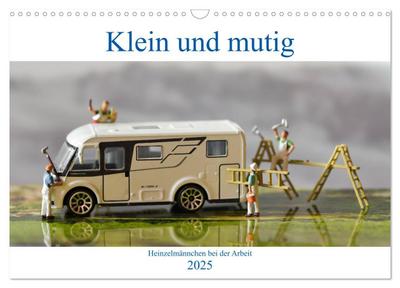 Klein und Mutig (Wandkalender 2025 DIN A3 quer), CALVENDO Monatskalender