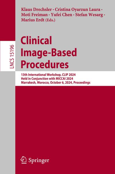 Clinical Image-Based Procedures