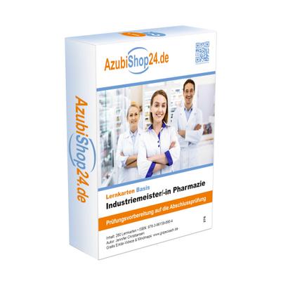 AzubiShop24.de Basis-Lernkarten Industriemeister Pharmazie Prüfungsvorbereitung