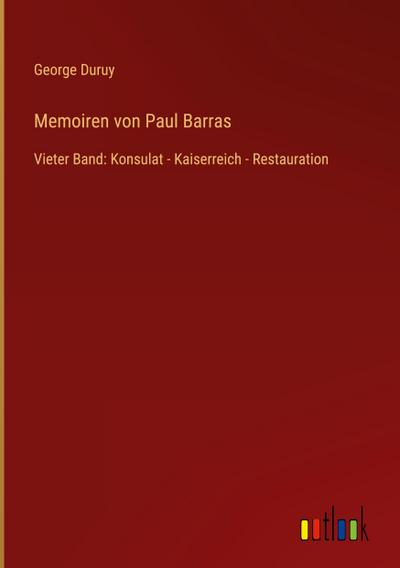 Memoiren von Paul Barras