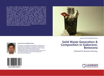 Solid Waste Generation & Composition in Gaborone, Botswana