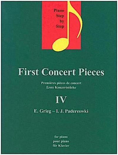 Erste Konzertstücke, für Klavier (Classical Sheet Music)