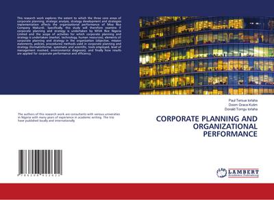 CORPORATE PLANNING AND ORGANIZATIONAL PERFORMANCE