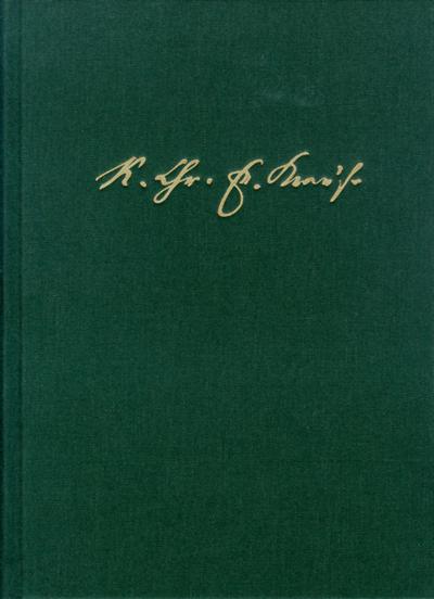 Karl Christian Friedrich Krause: Ausgewählte Schriften / Band V: Das Urbild der Menschheit. Ein Versuch