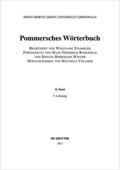 Pommersches Wörterbuch II/9