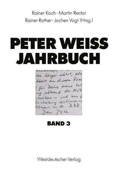 Peter Weiss Jahrbuch 3