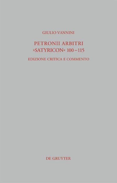 Petronii Arbitri "Satyricon" 100-115