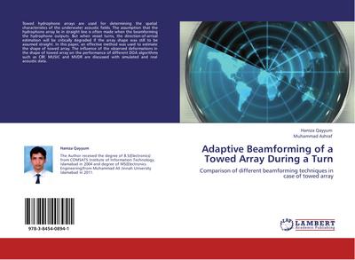 Adaptive Beamforming of a Towed Array During a Turn