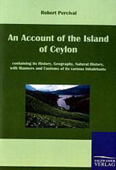 An Account of the Island of Ceylon