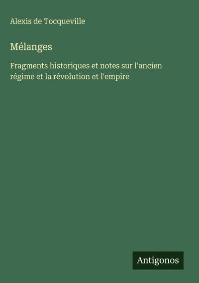 Mélanges