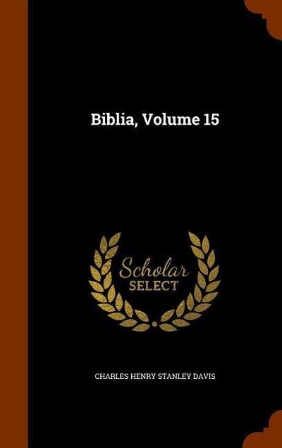 Biblia, Volume 15
