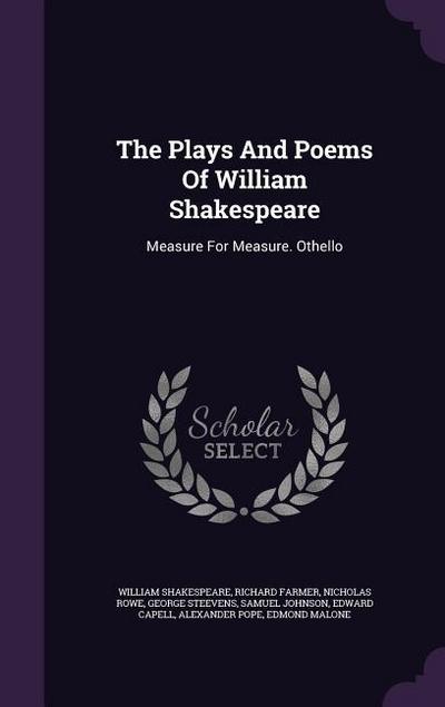 The Plays And Poems Of William Shakespeare