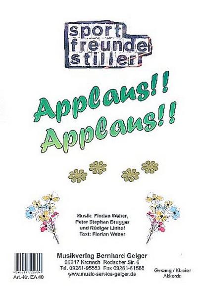Applaus Applaus:für Klavier (Gesang/Gitarre)