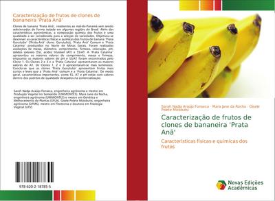 Caracterização de frutos de clones de bananeira ’Prata Anã’