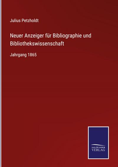 Neuer Anzeiger für Bibliographie und Bibliothekswissenschaft