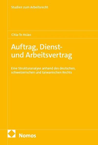Auftrag, Dienst- und Arbeitsvertrag