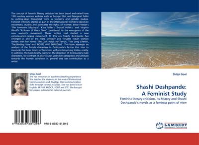 Shashi Deshpande: A Feminist Study - Shilpi Goel