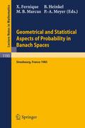 Geometrical and Statistical Aspects of Probability