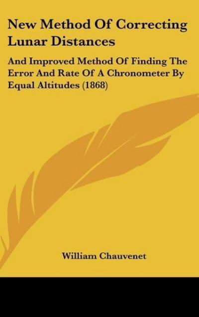 New Method Of Correcting Lunar Distances