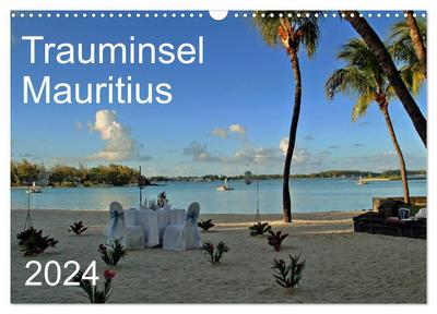 Trauminsel Mauritius (Wandkalender 2024 DIN A3 quer), CALVENDO Monatskalender
