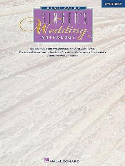 Singer’s Wedding Anthology: 59 Songs for Weddings and Receptions