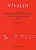 Concerto d-Moll op.3,11für 4 Blockflöten (AATB)