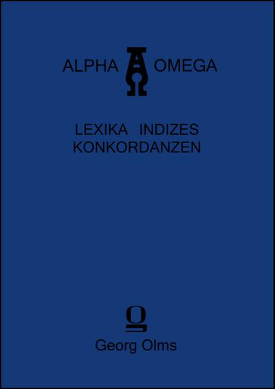 Concordancía Calderoniana / Konkordanz zu Calderón Teil III: Dramas