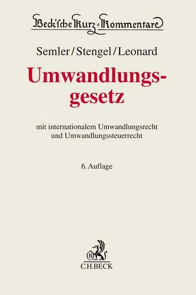 Umwandlungsgesetz. UmwG