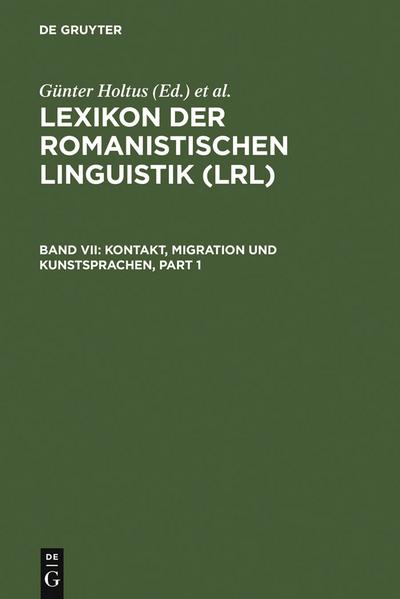 Kontakt, Migration und Kunstsprachen