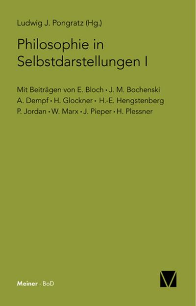 Philosophie in Selbstdarstellungen