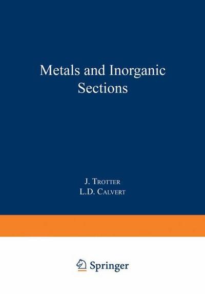 Metals and Inorganic Sections