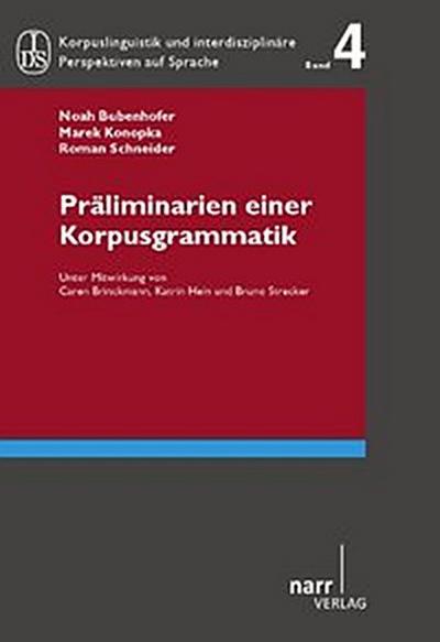 Präliminarien einer Korpusgrammatik