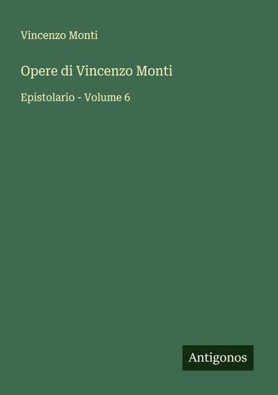 Opere di Vincenzo Monti