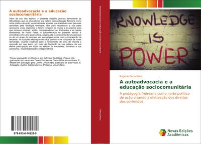 A autoadvocacia e a educação sociocomunitária