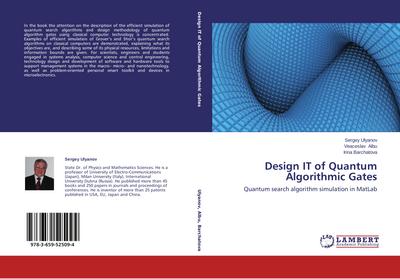 Design IT of Quantum Algorithmic Gates