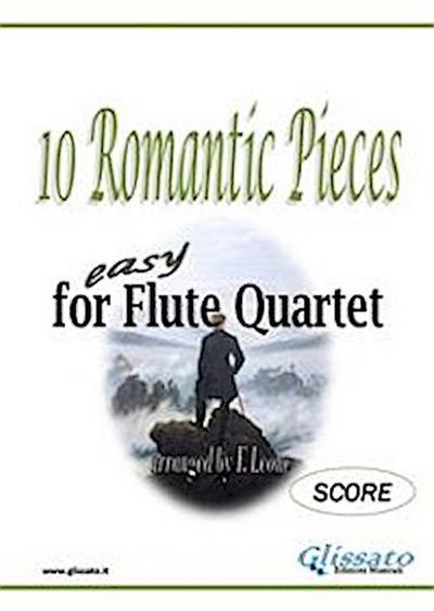 Flute Quartet Score "10 Romantic Pieces"