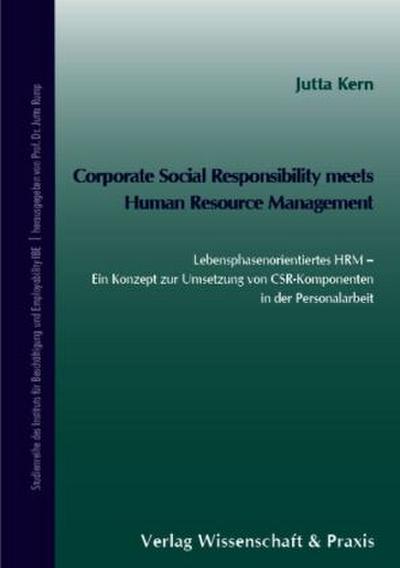 Corporate Social Responsibility meets Human Resource Management.