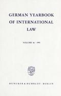 German Yearbook of International Law - Jahrbuch für Internationales Recht.
