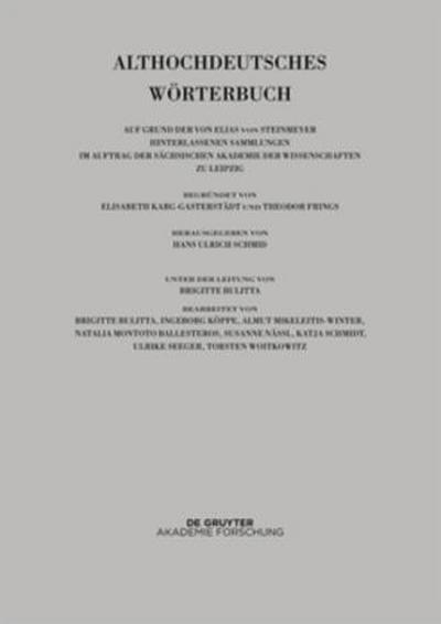 Althochdeutsches Wörterbuch Althochdeutsches Wörterbuch, # Band VI/15-18. Band VI: M-N. 15. bis 18. Lieferung (neman bis ny).