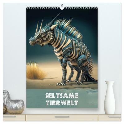 Seltsame Tierwelt (hochwertiger Premium Wandkalender 2024 DIN A2 hoch), Kunstdruck in Hochglanz