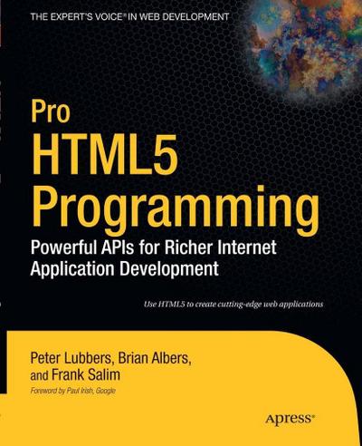 Pro HTML5 Programming