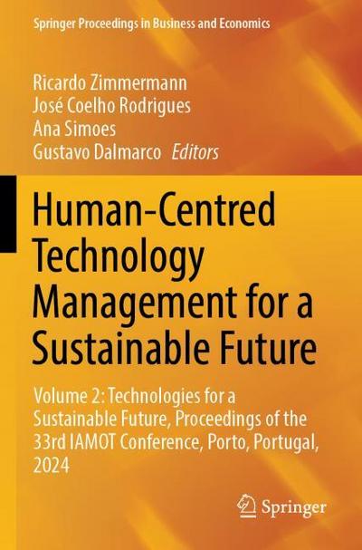 Human-Centred Technology Management for a Sustainable Future