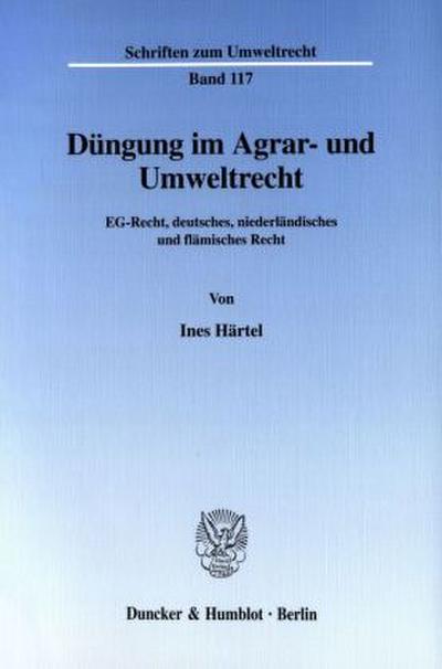 Düngung im Agrar- und Umweltrecht.